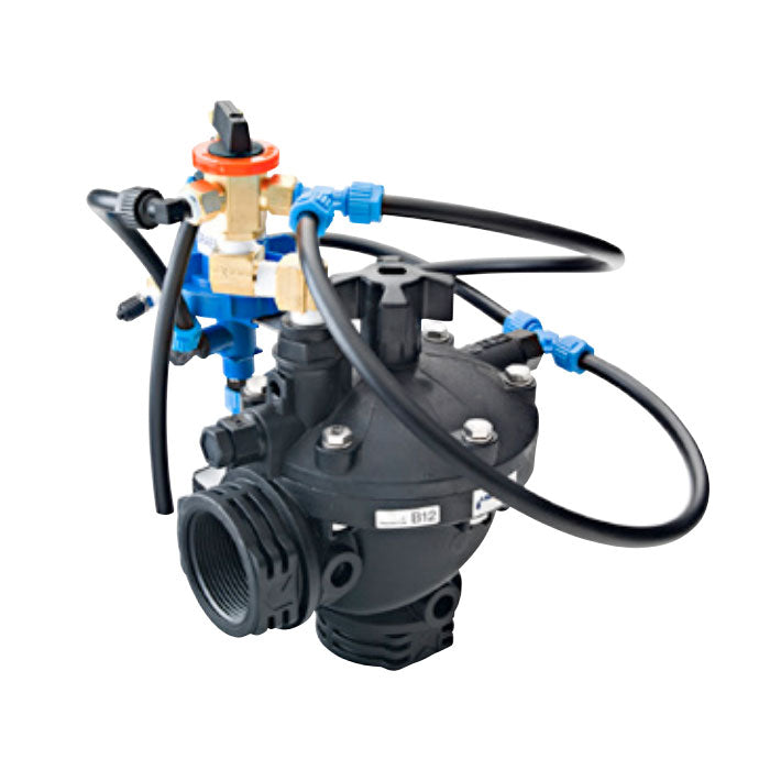 Netafim Series 80 3-Way Press Reducing Angle Control Valve, 2 Inch (61PRTH2GH3AN)