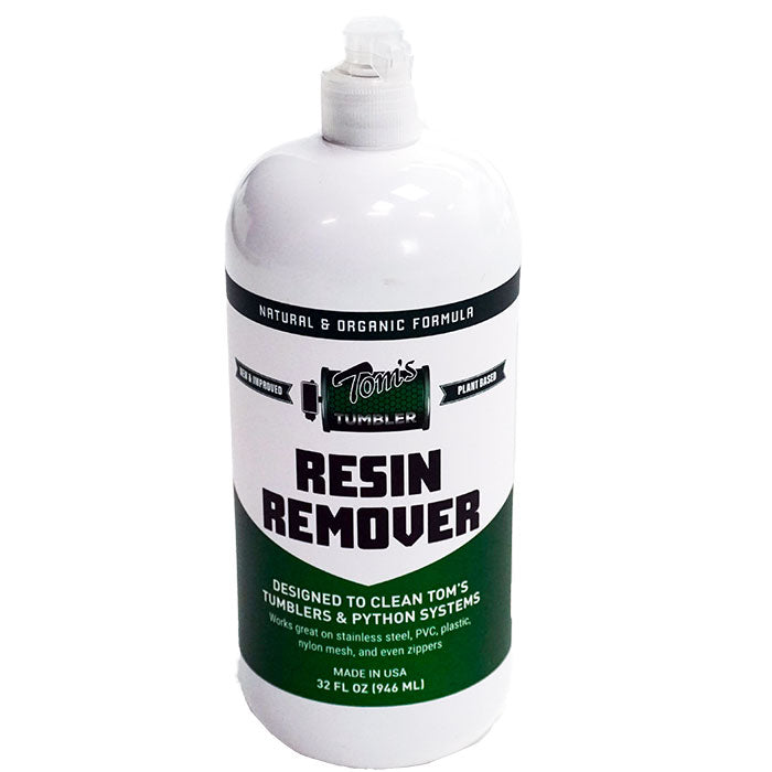 Toms Tumbler Resin Remover