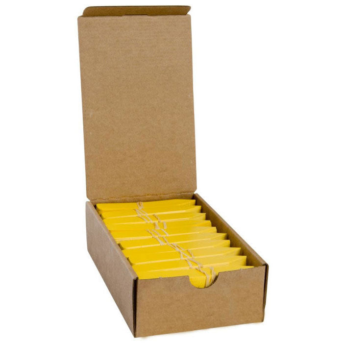 Covert Stake Labels, Yellow - Pack of 1000
