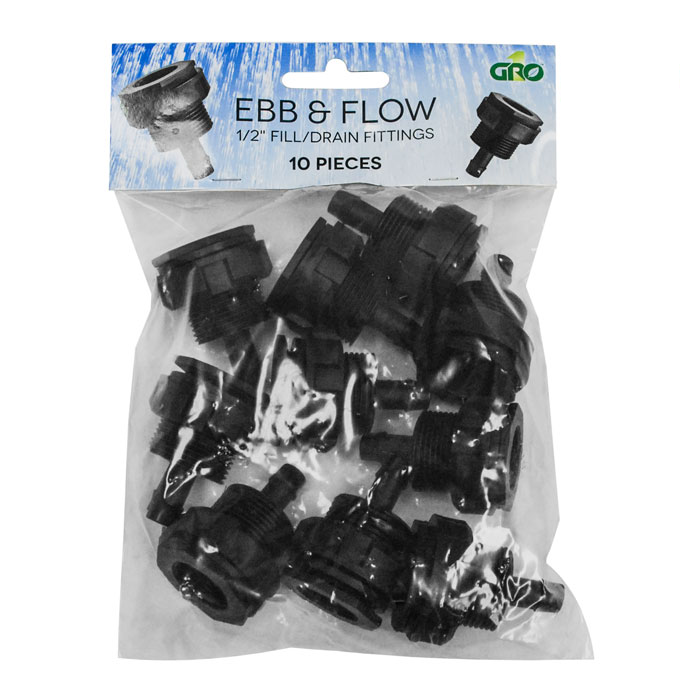Grow1 Ebb & Flow Fill/Drain Fittings