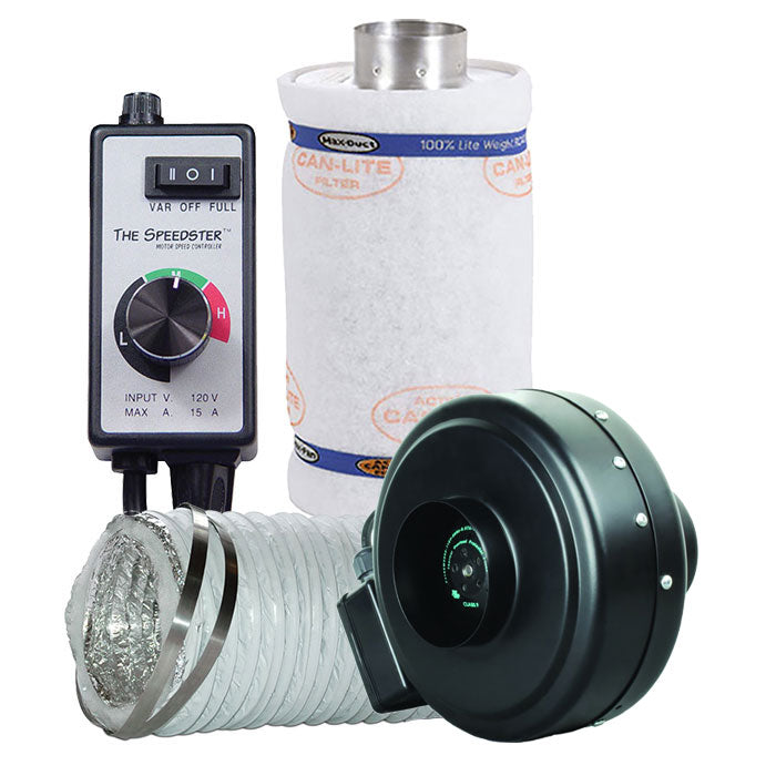 Can-Fan Can-Lite 4 Inch Carbon Filter Fan Exhaust Kit