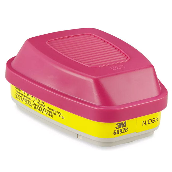 3M Organic P100 Vapor/Acid Gas Cartridge Filter