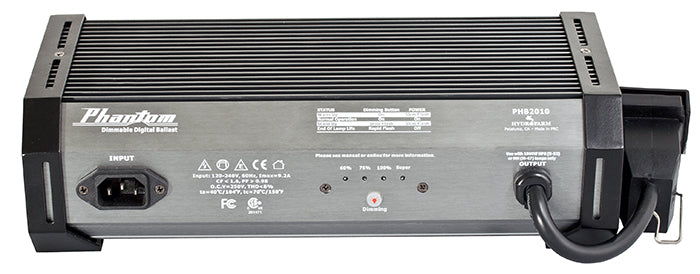 Phantom II 1000 Watt Digital Grow Light Ballast, 120/240 Volt