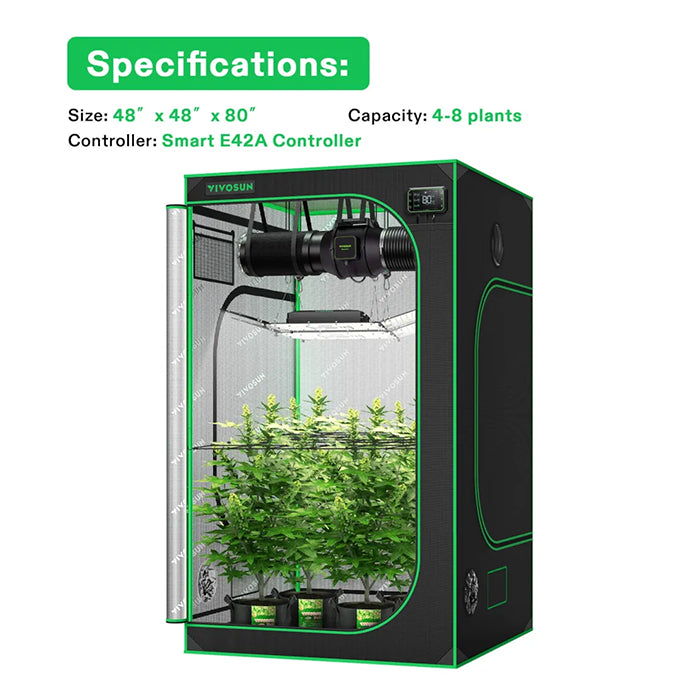Vivosun GIY-SE 4' x 4' Smart LED Grow Tent Kit