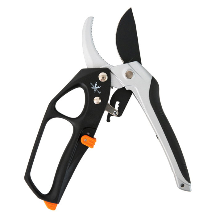 DL Wholesale Piranha Pruner XL Pruning Shears Scissors, Gray