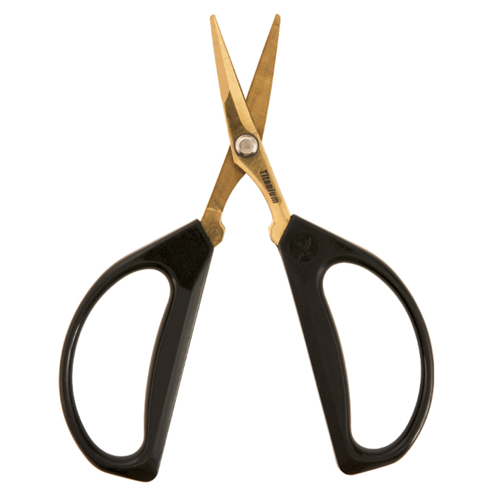 DL Wholesale Piranha Pruner Titanium Blade Bonsai Shear Scissors, Black - 40mm