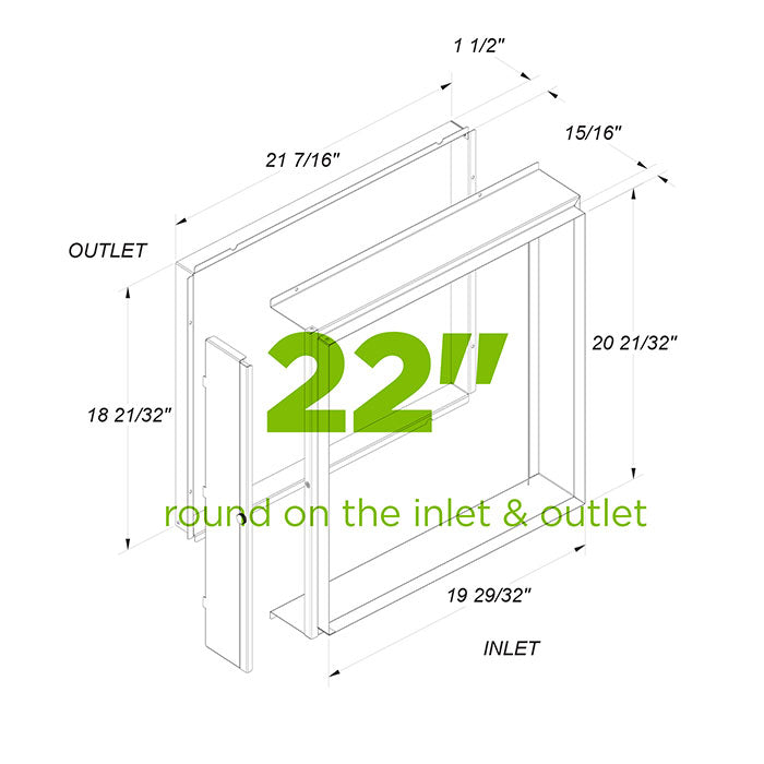 Anden Duct Kit for A320V1 and A320V3