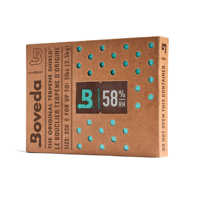 Boveda 2-Way Humidity Control Packs, 58% - 320 Grams, Pack of 6