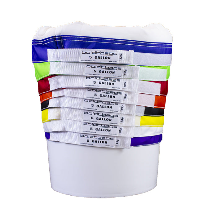 Boldtbags Lock-Top Full Mesh Stacker Bubble Bags, 5 Gallon 8 Bag Kit