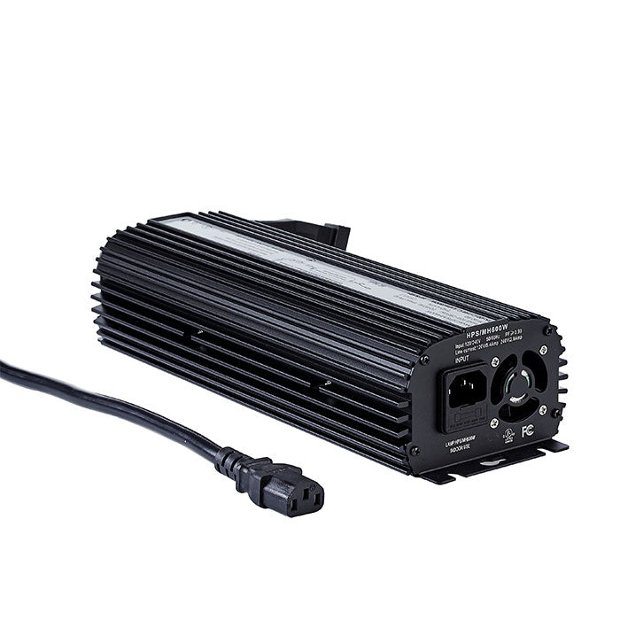 Delux 600 Watt Dimmable Grow Light Ballast, 120/240 Volt