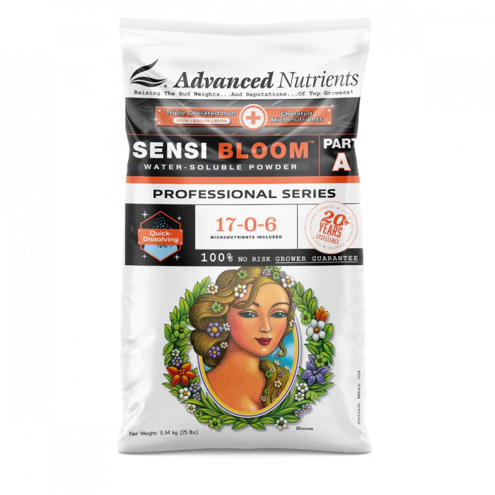 Advanced Nutrients Sensi Professional Series Bloom A Soluble, 25 lb
