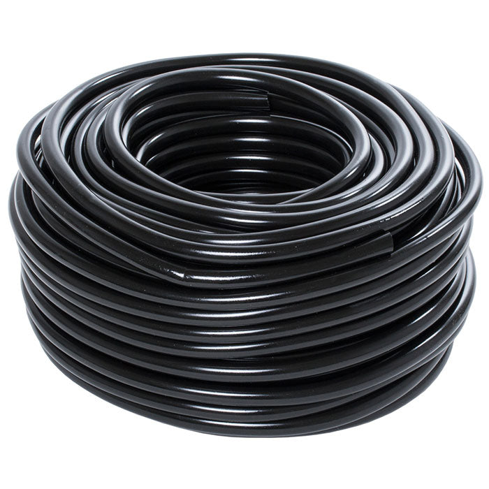Active Aqua Black Tubing, 1/4 Inch (OD), 100 Feet