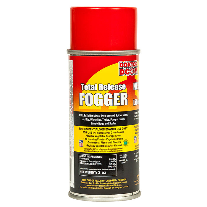 Doktor Doom Total Release Fogger Ready-to-Use Insecticide & Miticide, 3 oz.