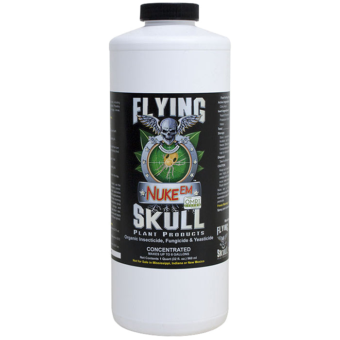 Flying Skull Nuke Em Insecticide & Fungicide Concentrate, 32 oz.