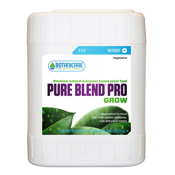 Botanicare Pure Blend Pro Grow, 5 Gallon
