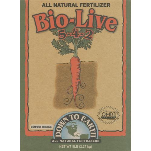 Down To Earth Bio-Live, 5 lb.