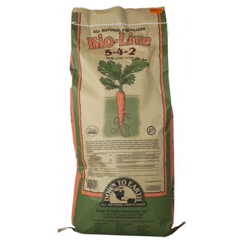 Down To Earth Bio-Live, 25 lb.