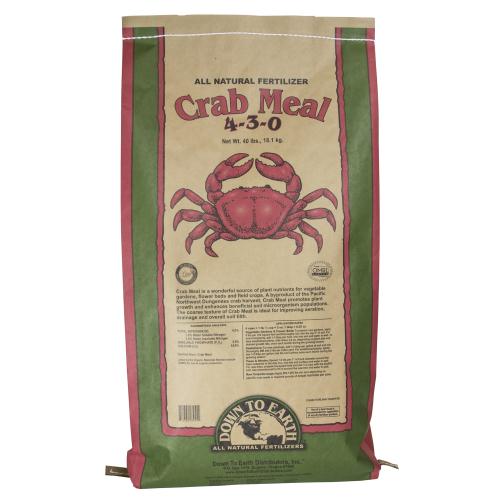 Down To Earth Crab Meal, 40 lb.