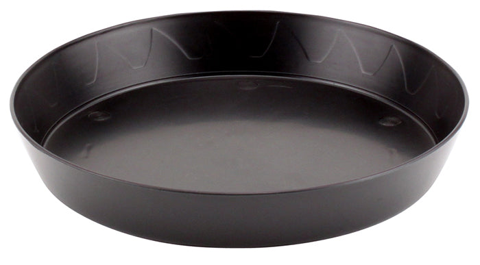 Gro Pro Heavy Duty Black Saucer - 8 in