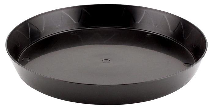 Gro Pro Heavy Duty Black Saucer - 10 in