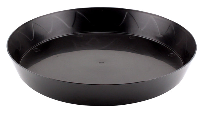 Gro Pro Heavy Duty Black Saucer - 12 in
