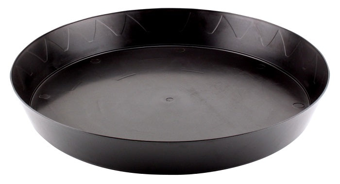 Gro Pro Heavy Duty Black Saucer - 14 in