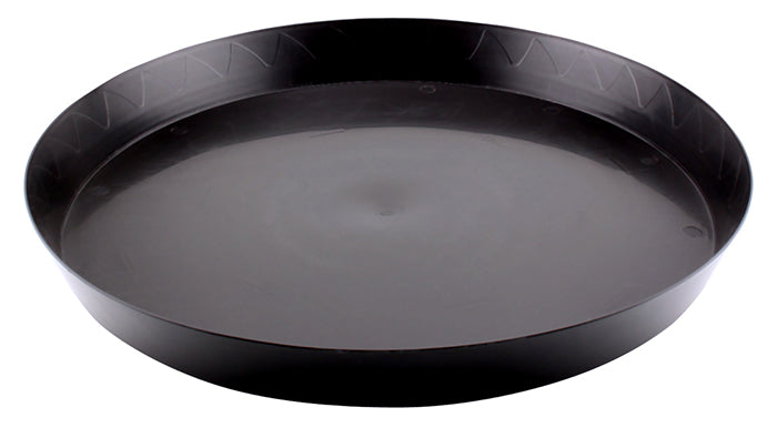 Gro Pro Heavy Duty Black Saucer - 18 in