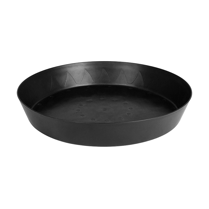 Gro Pro Heavy Duty Black Saucer with Tall Sides - 20 In