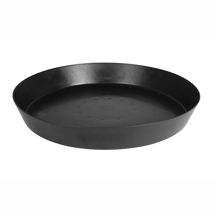 Gro Pro Heavy Duty Black Saucer with Tall Sides - 25 in