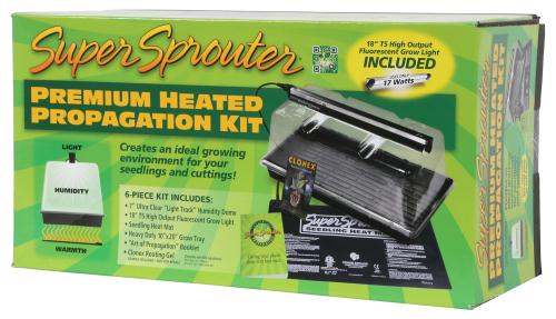 Super Sprouter Premium Propagation Kit with T5 Light - Plugs not included