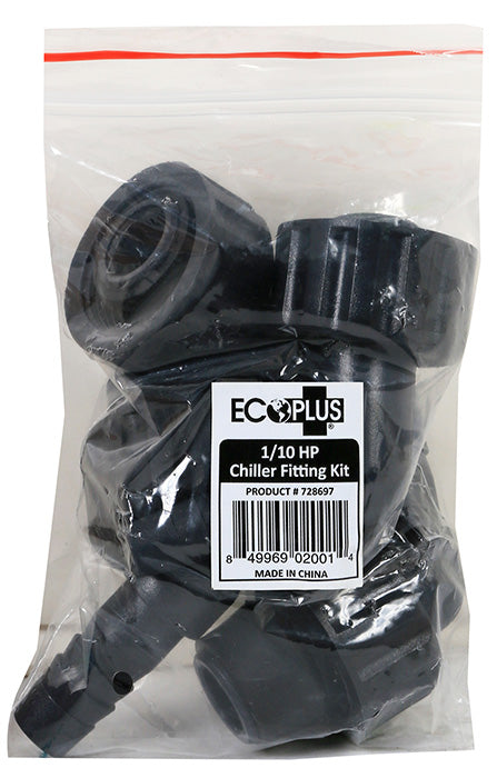 EcoPlus 1/10 HP Chiller Fitting Kit for 728695