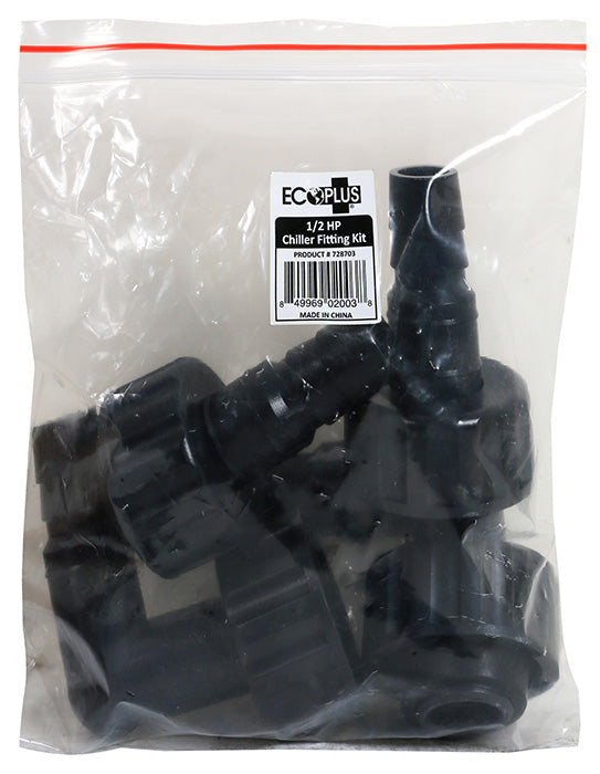 EcoPlus 1/2 HP Chiller Fitting Kit for 728702