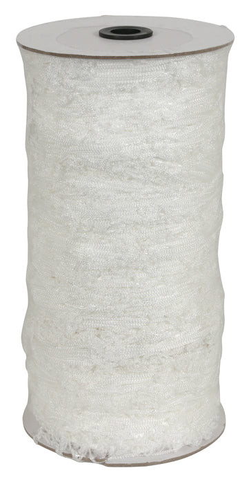 Grower's Edge Soft Mesh Trellis Netting Bulk Roll 5 ft x 225 ft with 3.5 in Squares - White