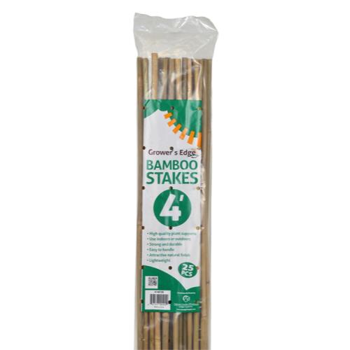Grower's Edge Natural Bamboo Garden Stakes