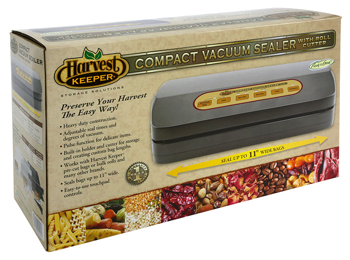 Harvest Keeper Compact Vacuum Sealer with Roll Cutter