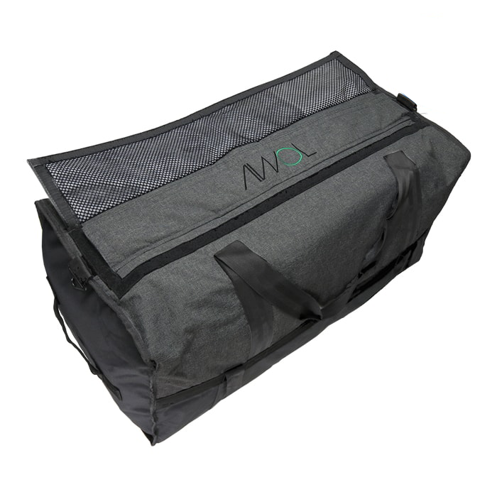 AWOL Odor Proof Daily Square Bag, Black - 2X-Large