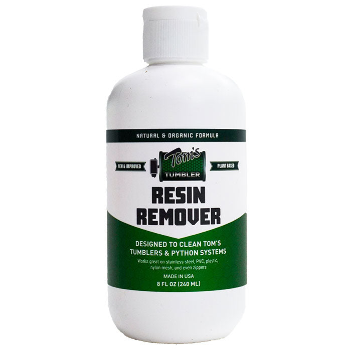 Toms Tumbler Resin Remover