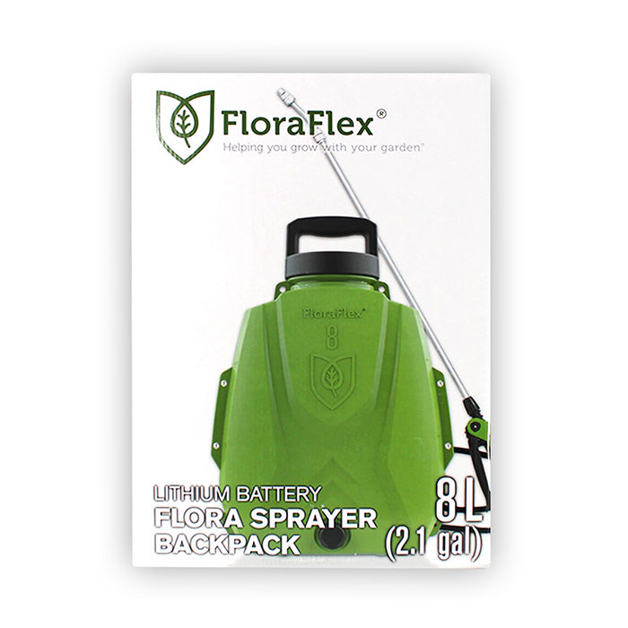 FloraFlex Battery Powered Backpack Sprayer, 8 Liter