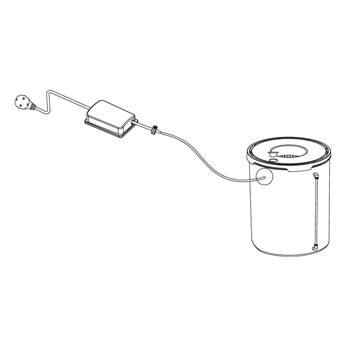 Grow1 Deep Water Culture Hydroponic System - 1 Bucket