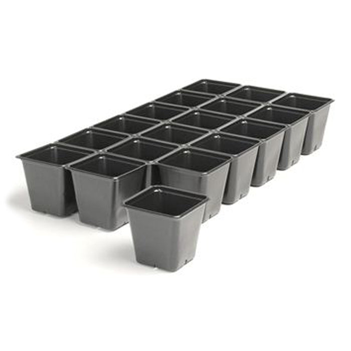 DL Wholesale Breakable Seedling Propagation Tray, 3.5 Inch DEEP Pots, 18 cell, 10 Inch x 20 Inch