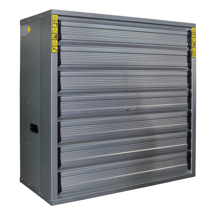 Grow1 Belt Driven 1 HP Greenhouse Fan With Shutter, 40" - 19,117 CFM