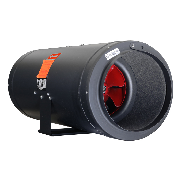 DL Wholesale 8 in. F5 High Output In-Line Fan With Built In Silencer, 705 CFM