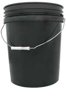 Hydrofarm 5 gal Black Bucket