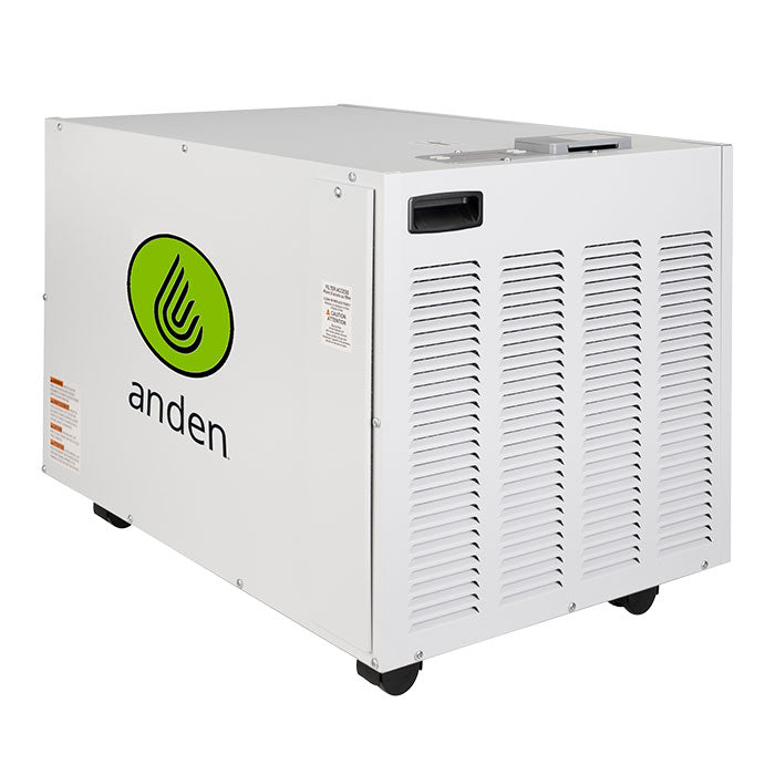 Anden 130 Pint Movable Grow-Optimized Dehumidifier with Wheels, 120 Volt