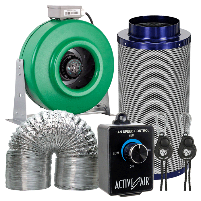 Active Air 8" Carbon Filter Fan Exhaust Kit