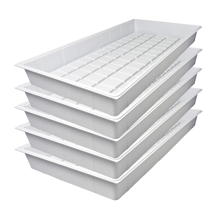 Active Aqua Premium Flood Table, White, 3' x 6', Pack of 5