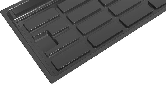 Active Aqua 2.0 Low Rise Flood Table, Black, 2' x 4'