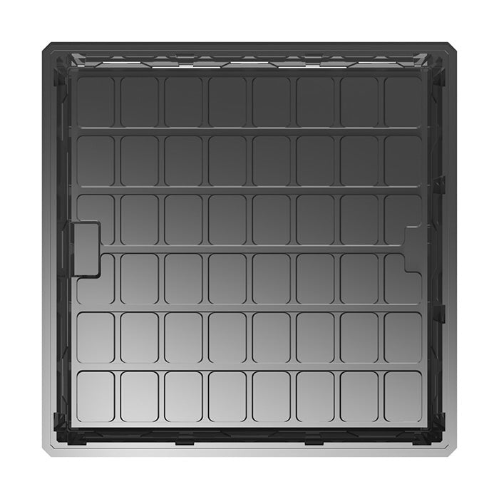 Active Aqua 2.0 Low Rise Flood Table, Black, 4' x 4'