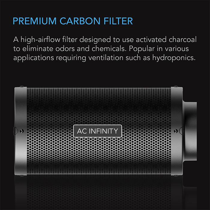 AC Infinity Australian Charcoal Duct Carbon Filter, 8" x 20" - 770 CFM
