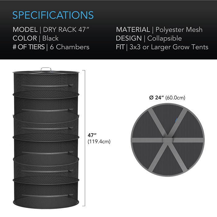 AC Infinity Hanging Herb Drying Rack